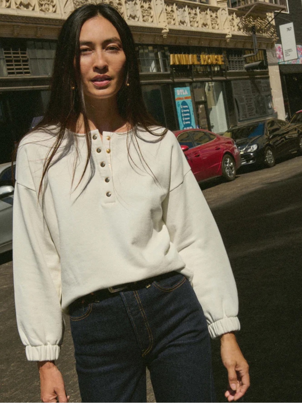 Nation LA Henley Sweatshirt